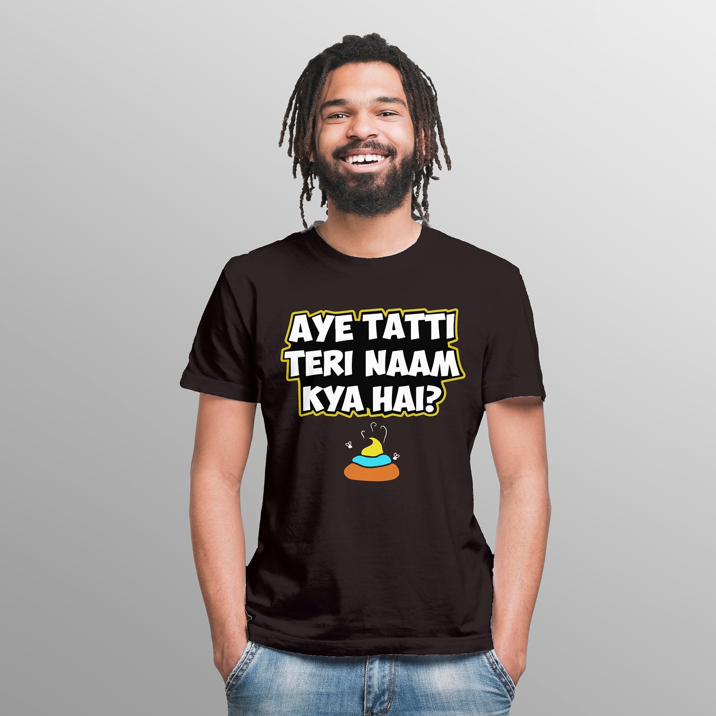 AYE TATTI TERI NAAM KYA HAI ?, Graphic Printed T-Shart, 100% Cotton