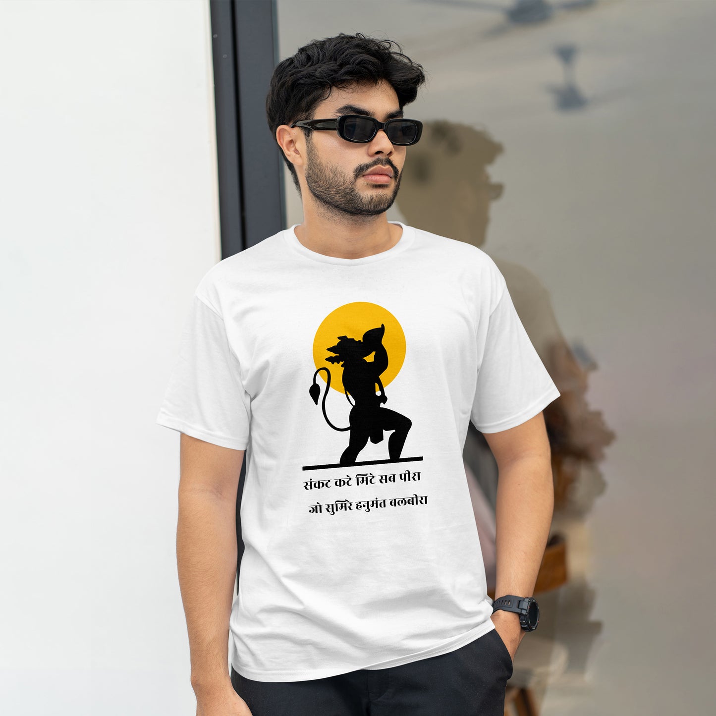 Bajrang Bali Hanuman Printed T-Shirt