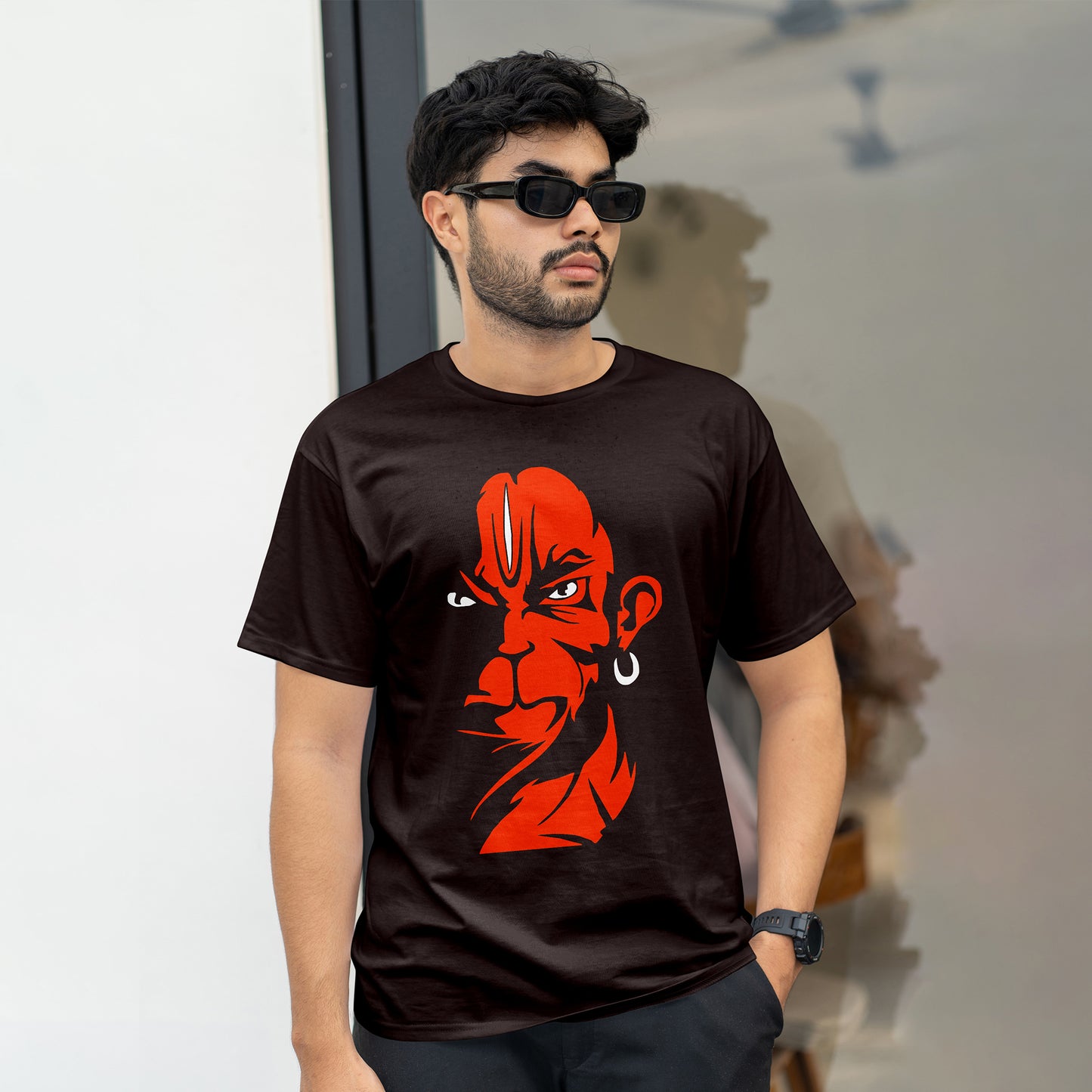 Jai bajrang Bali hanuman Classic Black T-shirt