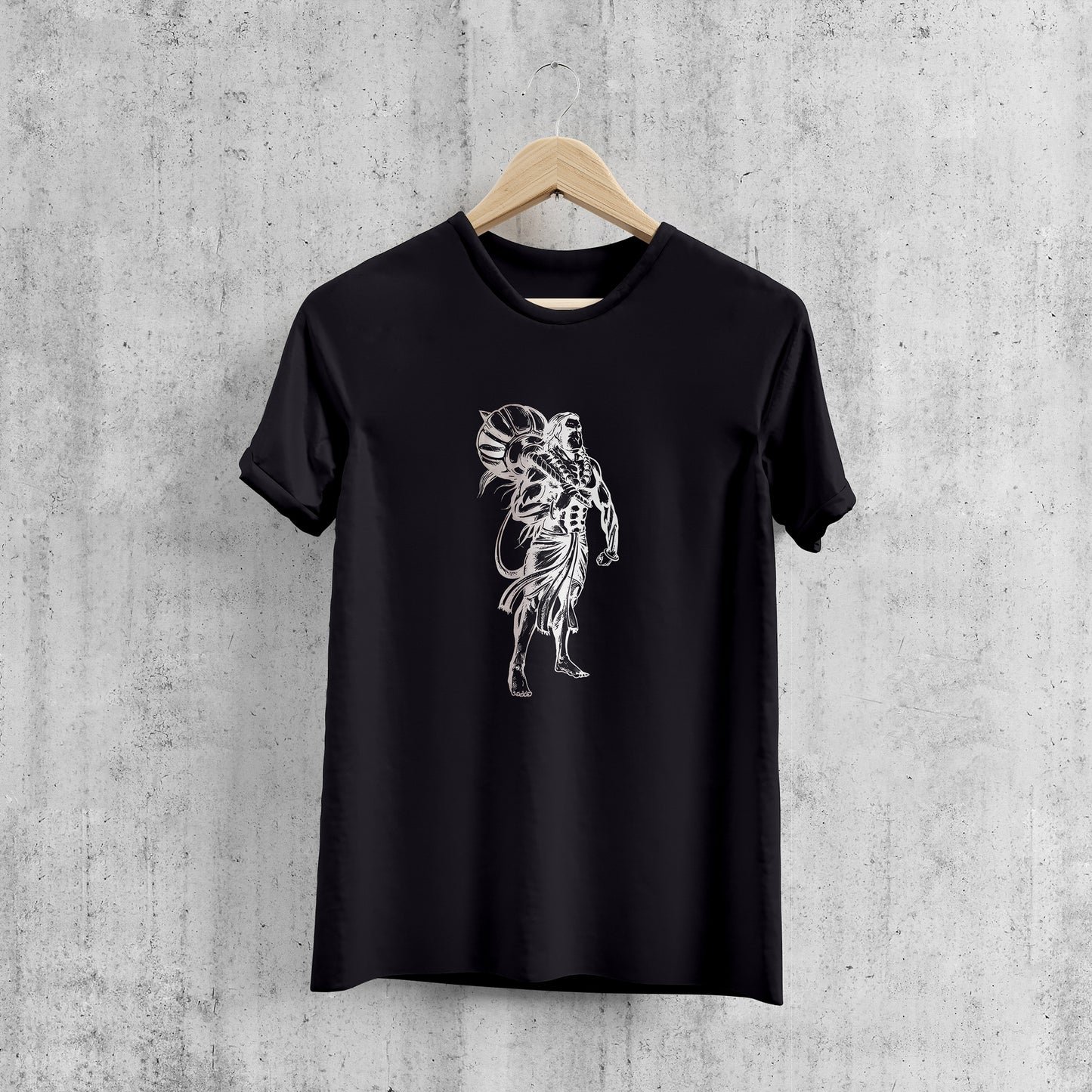 Mahabali Bajrang Bali hanuman , 100% soft Cotton Printed T-shirt