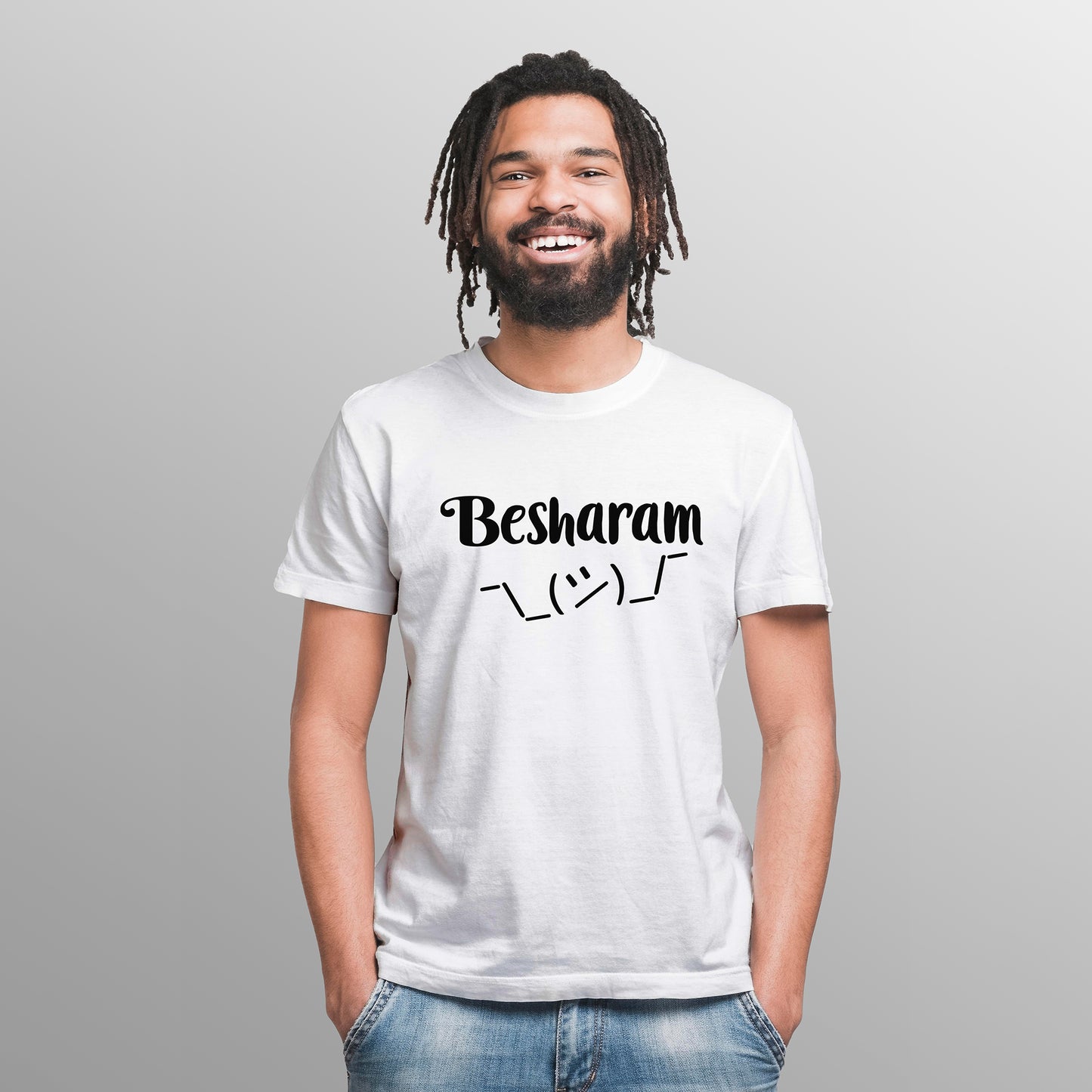 BESHARAM Graphic Printed T-Shart, 100% Cotton