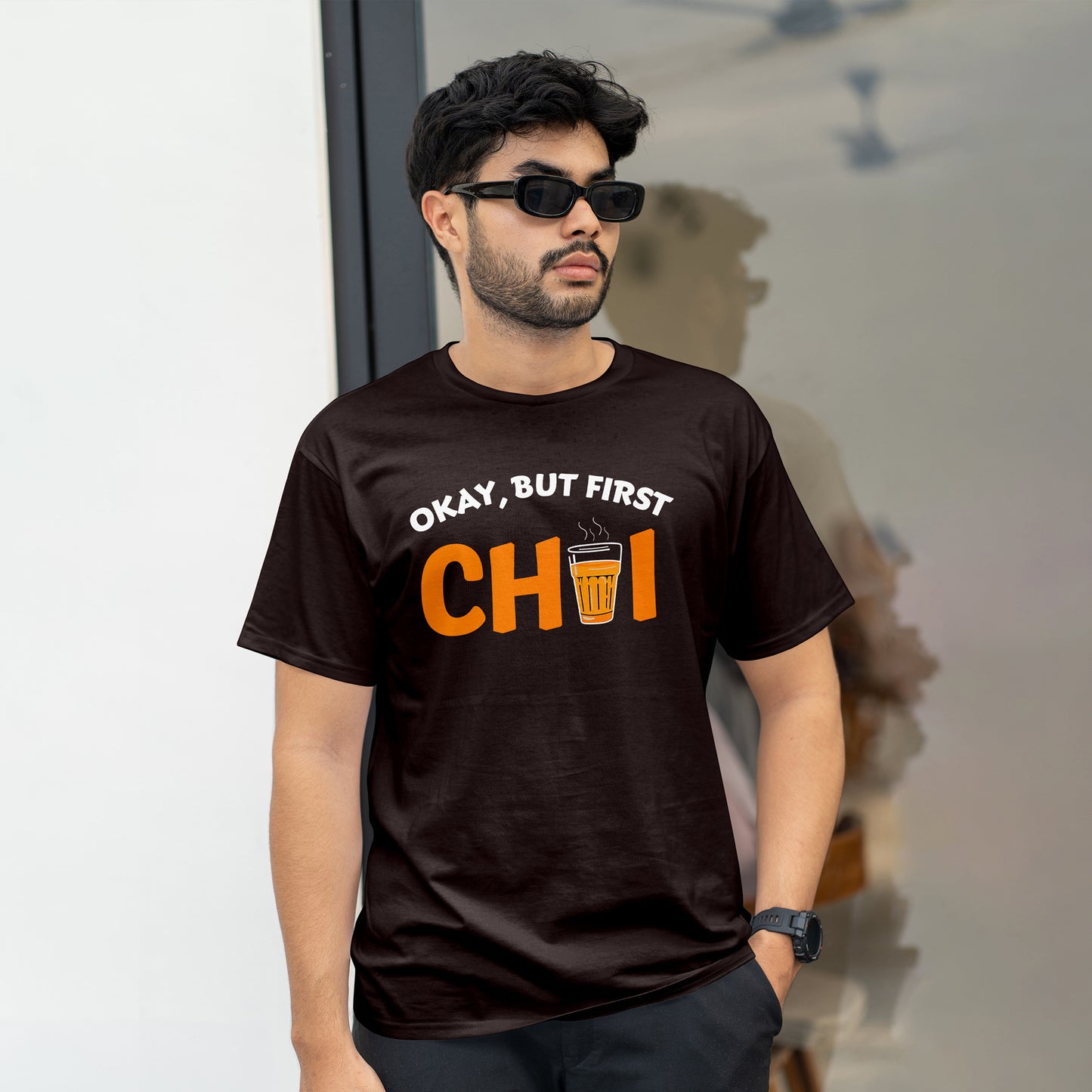 OKAY, BUT FIRST CHAI , GRAPHICS TSHIRT