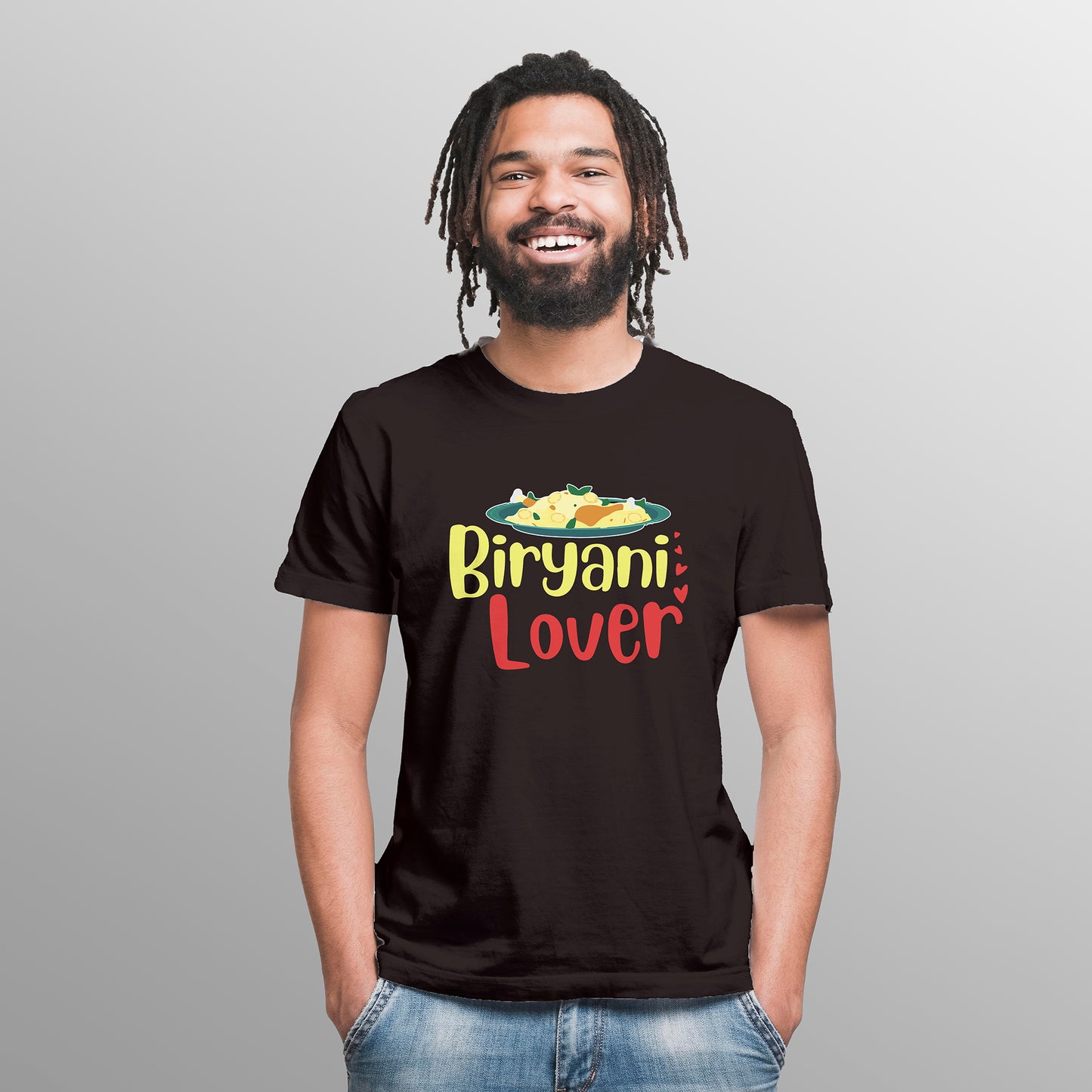 Biriyani Lover ❤️ Graphic Printed T-Shart, 100% Cotton