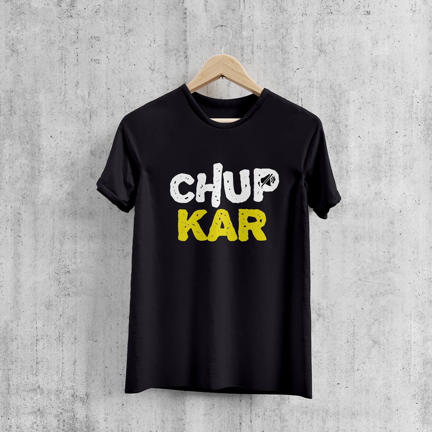 CHUP KAR, Graphic Printed T-Shart, 100% Cotton