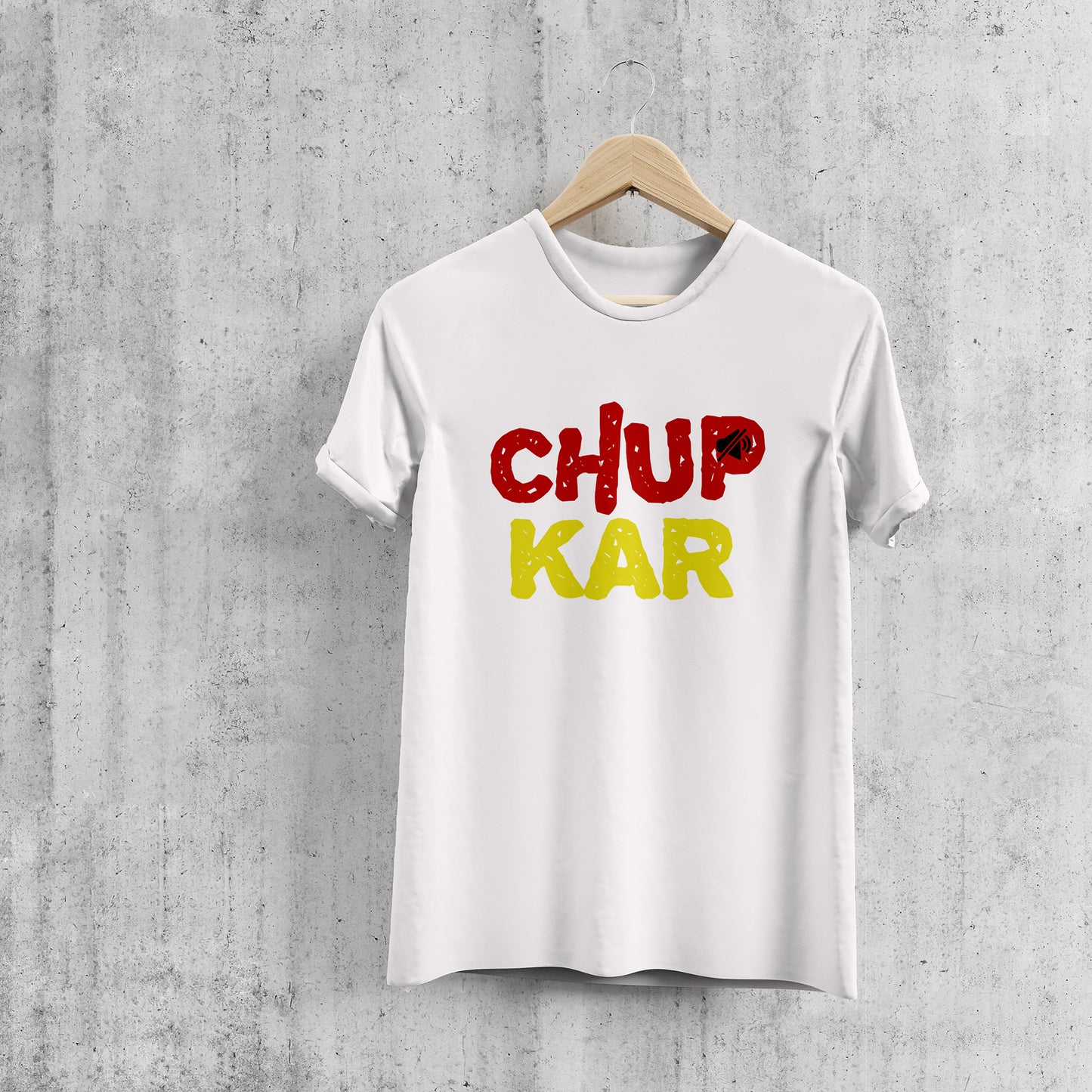 CHUP KAR, Graphic Printed T-Shart, 100% Cotton