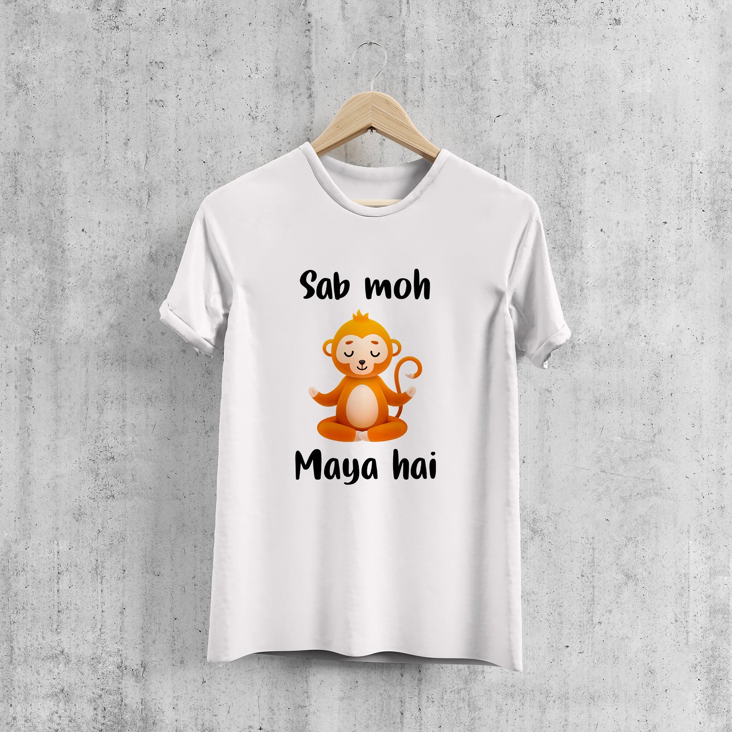 SOB MOH MAYA HAI, GRAPHICS PRINTED T-SHIRT