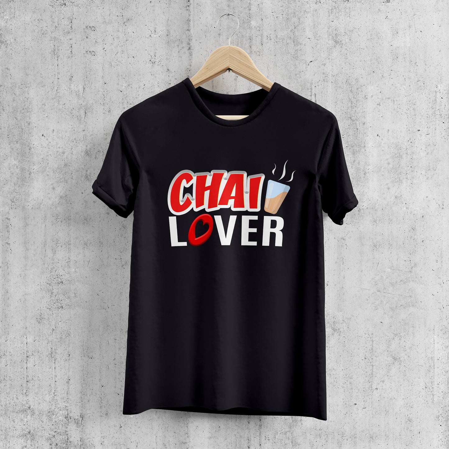 CHAI LOVER , GRAPHICS PRINTED T-SHIRT