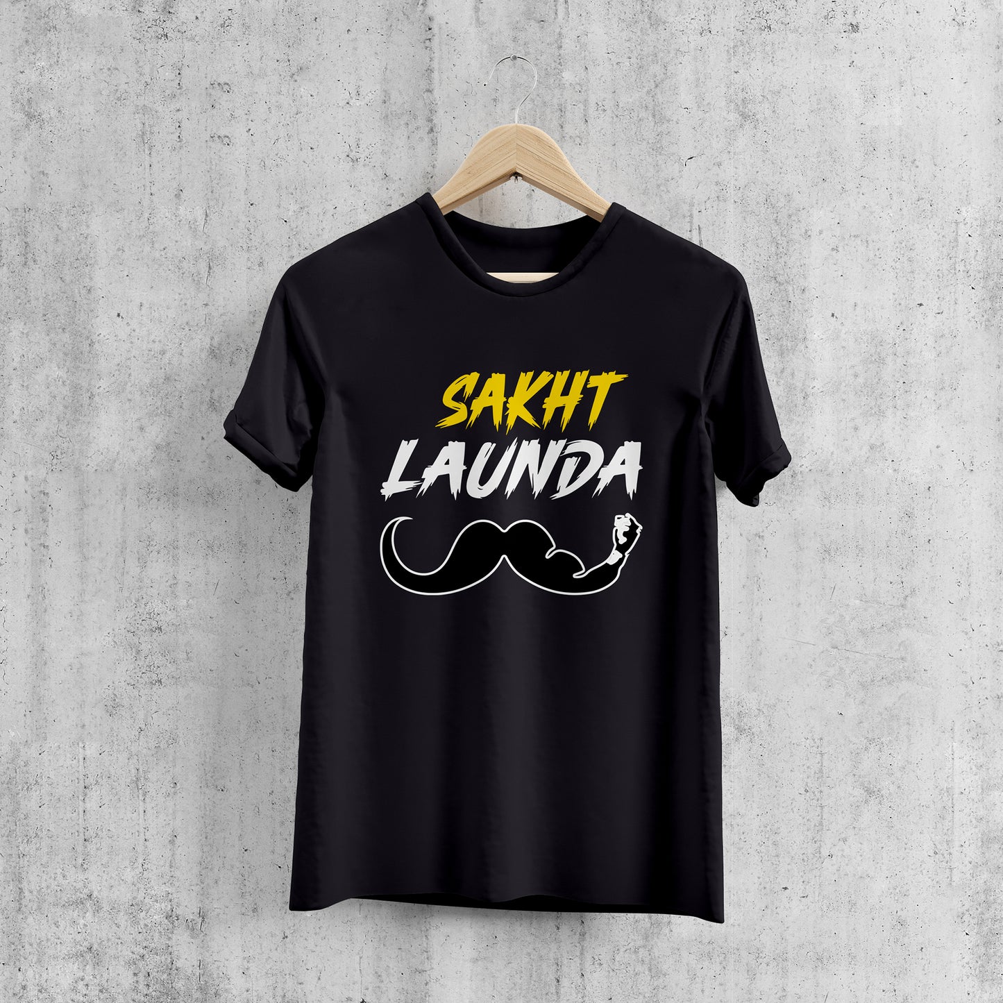 SAKHT LAUNDA , Graphic Printed T-Shart, 100% Cotton