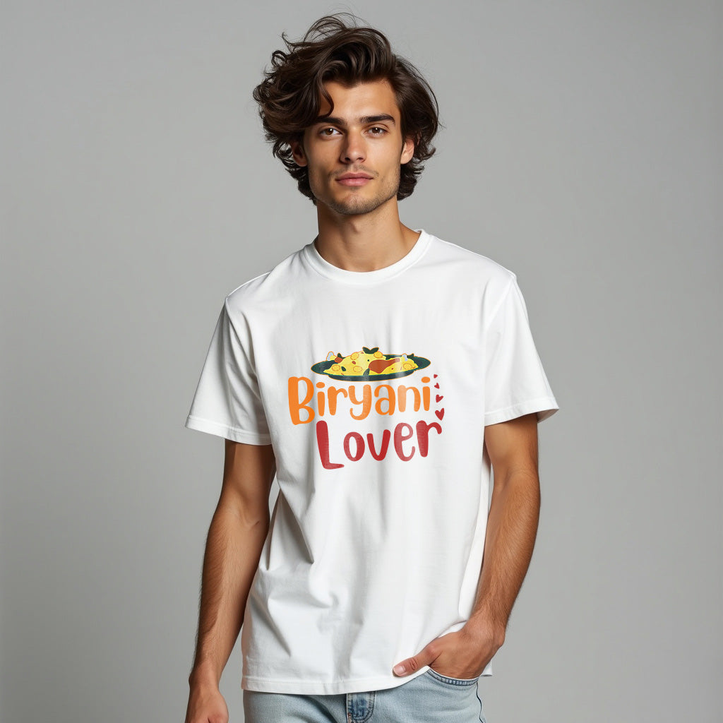 Biriyani Lover ❤️ Graphic Printed T-Shart, 100% Cotton