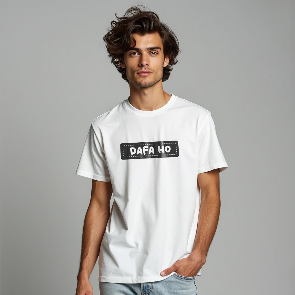 DAFA HO , Graphic Printed T-Shart, 100% Cotton