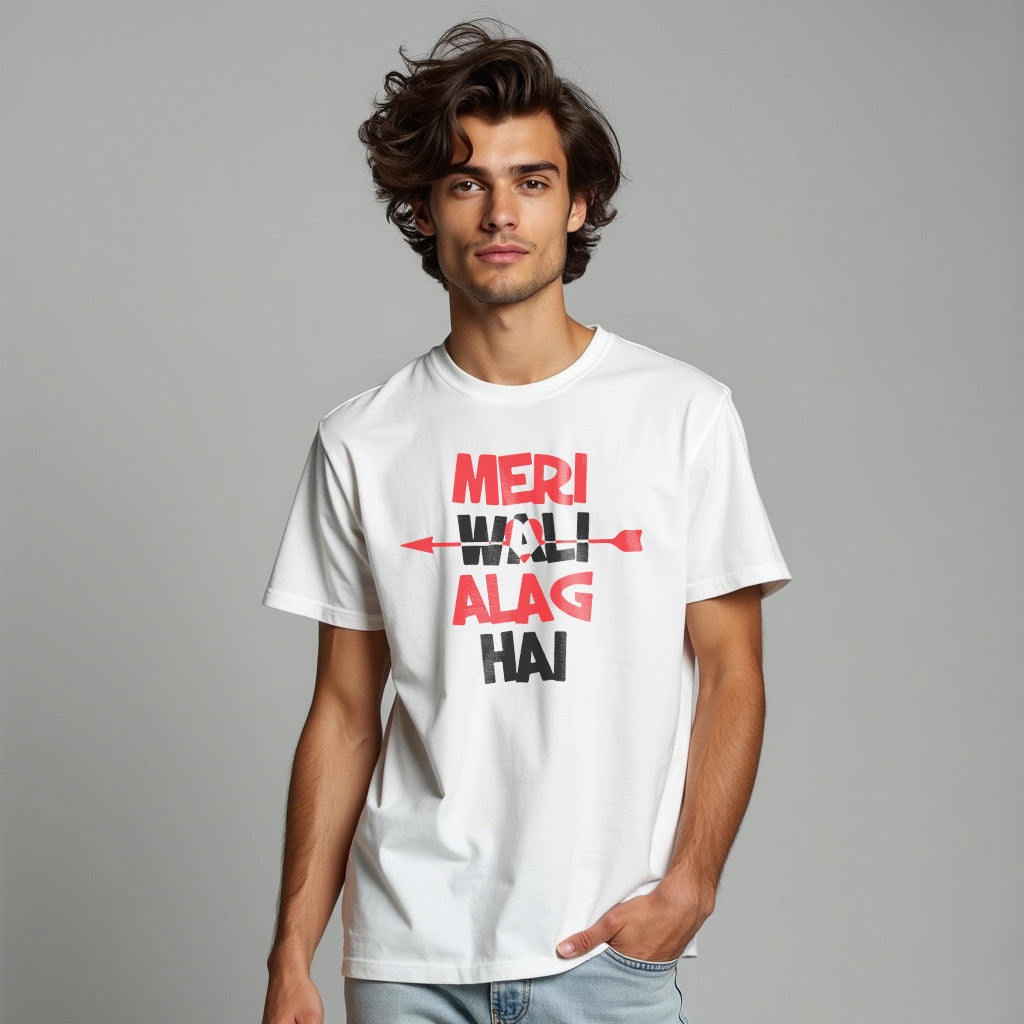 MERI WALI AKAG HAI, Printed T-Shart, 100% Cotton