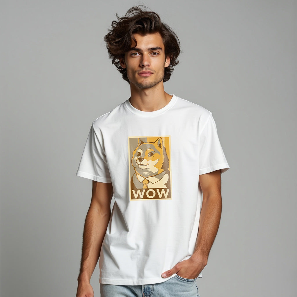 WOW, Graphic Printed T-Shart, 100% Cotton